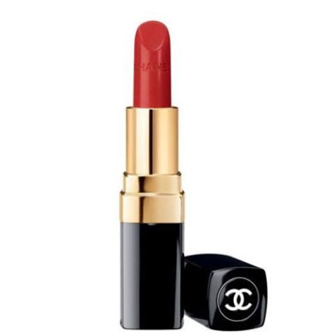 classic Chanel red lipstick